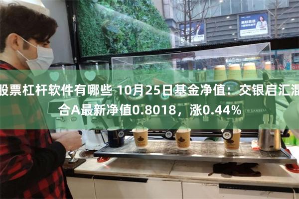 股票杠杆软件有哪些 10月25日基金净值：交银启汇混合A最新净值0.8018，涨0.44%