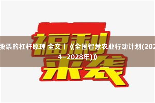 股票的杠杆原理 全文丨《全国智慧农业行动计划(2024—2028年)》