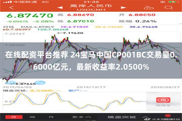 在线配资平台推荐 24宝马中国CP001BC交易量0.6000亿元，最新收益率2.0500%