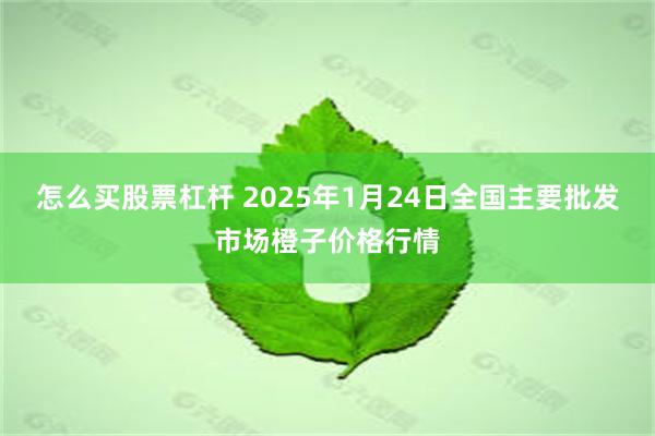 怎么买股票杠杆 2025年1月24日全国主要批发市场橙子价格行情